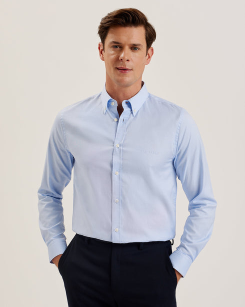 KINGWEL-Shirts-Long Sleeve Linen Shirt- Ted Baker Romania